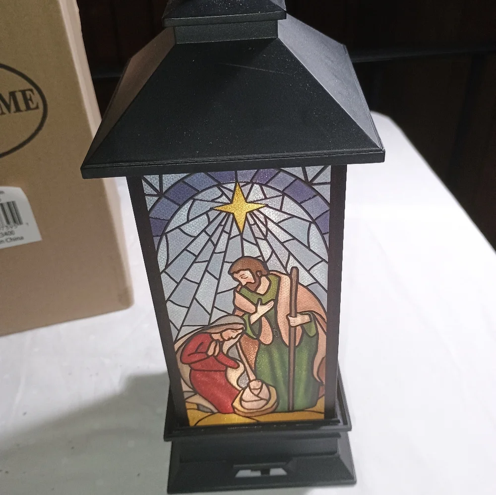 CBD Gift & Home Nativity LED Lantern Christian Books Exclusive Design